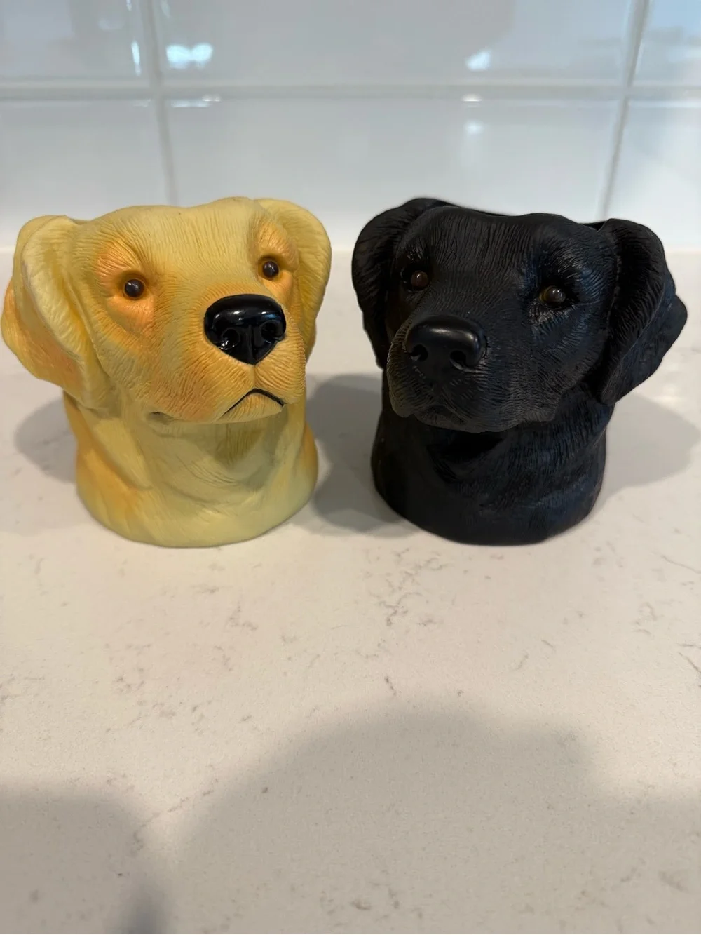 SET OF 2 Dog Head Koozies